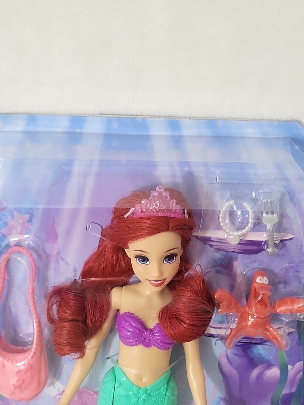 Mattel Disney Princess Ocean Stories Ariel Doll w/ Sebastian, Accessories - Picture 11 of 14